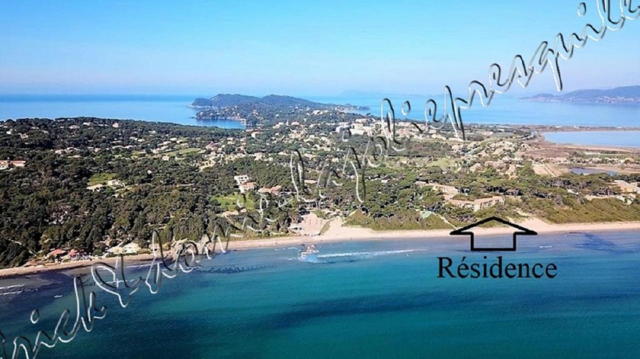 Magnifique Parc De La Presqu'Ile Avec Piscine Et Plage Face A Porquerolles ! 耶尔 外观 照片