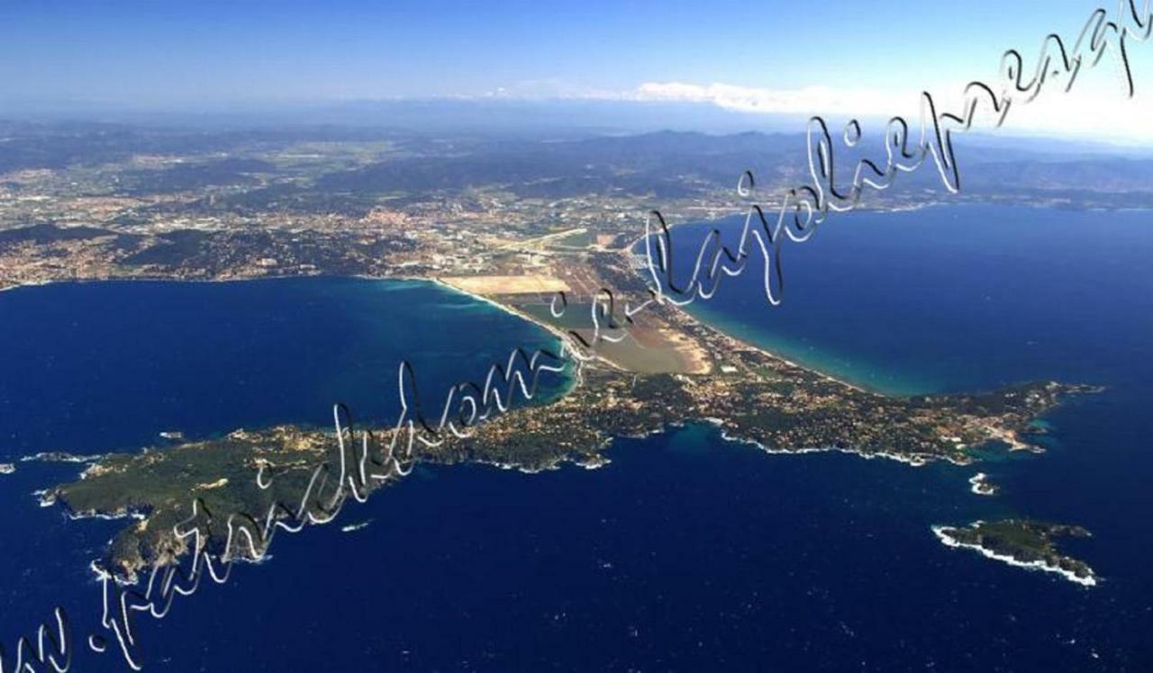 Magnifique Parc De La Presqu'Ile Avec Piscine Et Plage Face A Porquerolles ! 耶尔 外观 照片